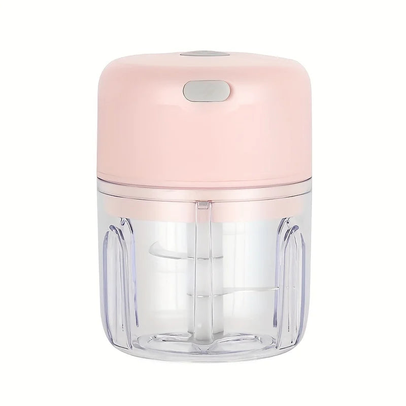 Mini Rechargeable Garlic Chopper & Meat Grinder – 250ml Electric Food Processor