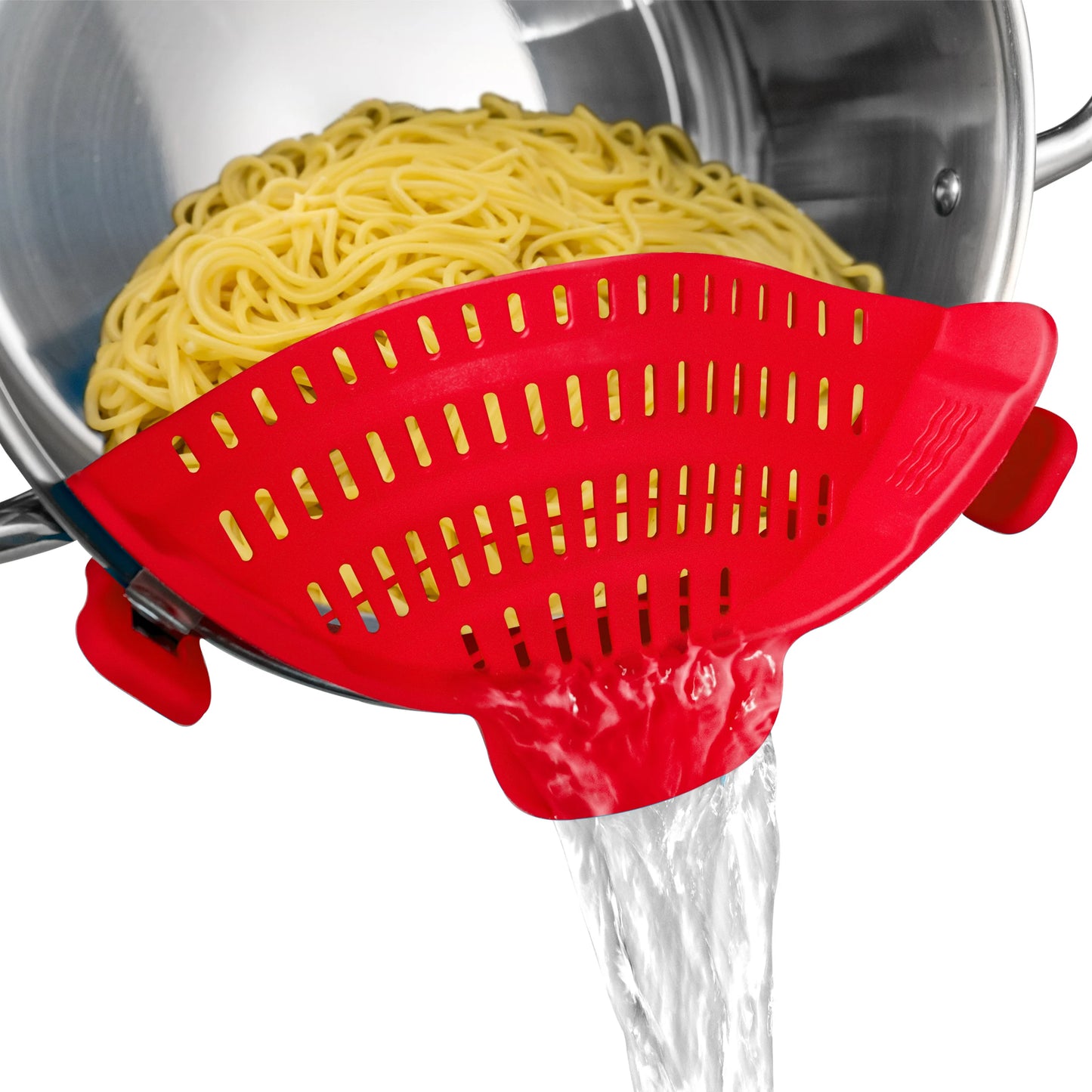 Clip-On Silicone Pot Strainer – Adjustable Kitchen Colander