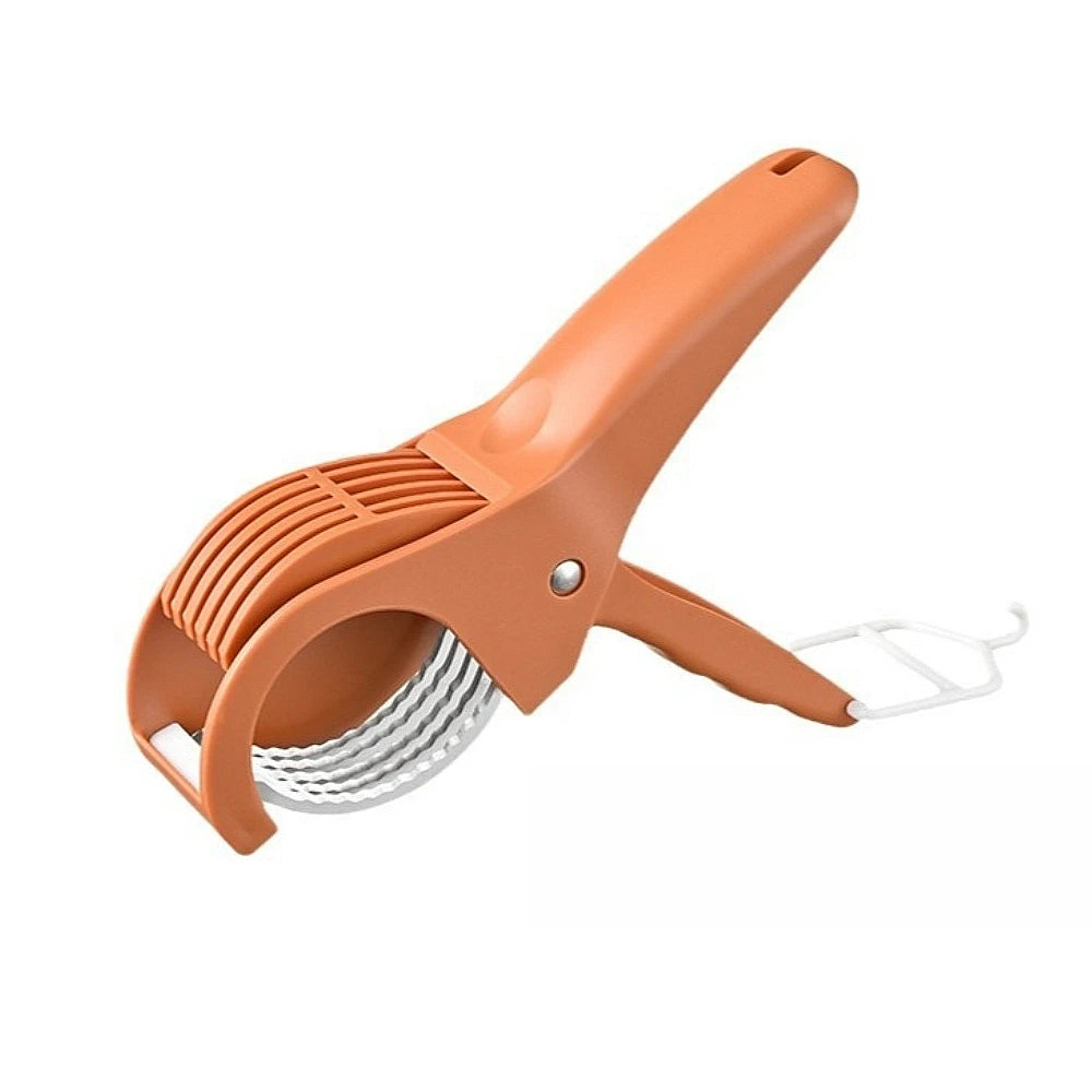 Multi-Purpose Food Slicer – Stainless Steel Fruit & Vegetable Cutter