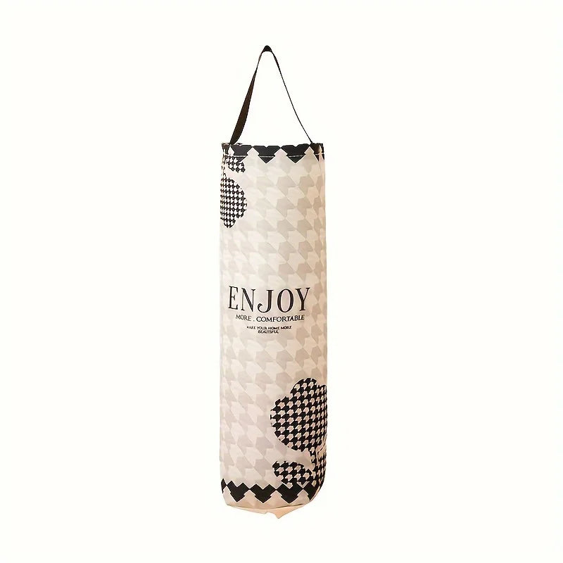 Wall-Mounted Plastic Bag Holder – Reusable Bag Storage Organizer