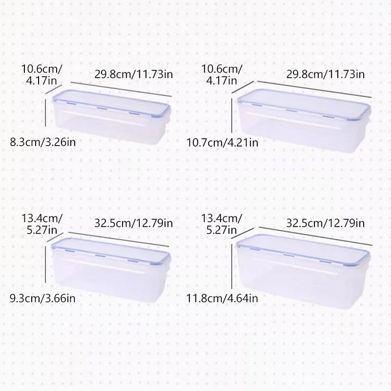 Airtight Bread Storage Box – Freshness Keeper for Loaves & Sandwiches