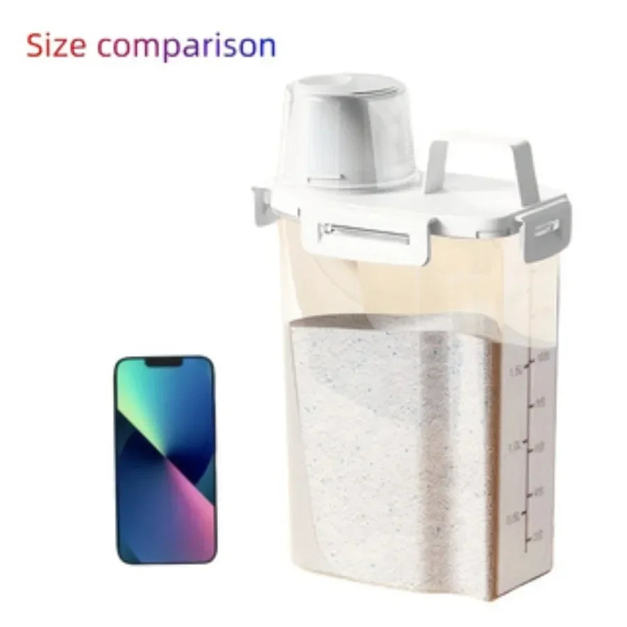 2.5L Airtight Food Storage Container – Moisture-Proof Pantry Organizer