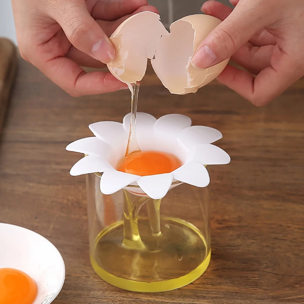 Flower Egg Separator – Cute Egg White & Yolk Divider