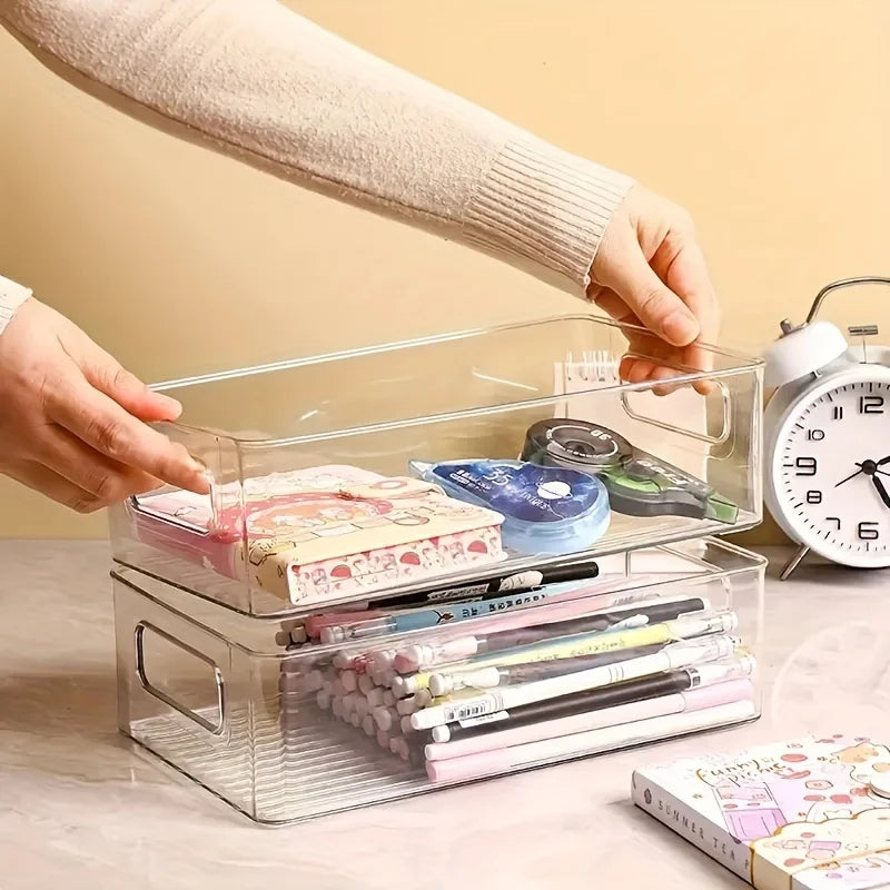 Clear Fridge Organiser Bin – Easy-Grab Storage Container