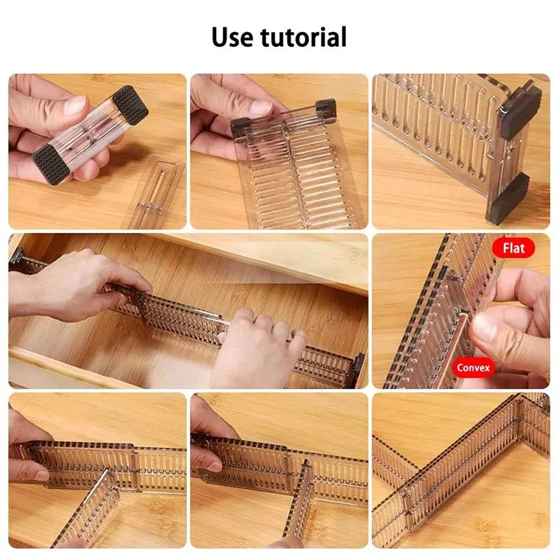 Adjustable Drawer Dividers – Custom Storage Organizer Set