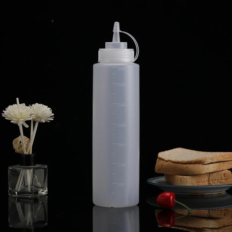 500ml Squeeze Sauce Bottle – Precision Dispensing Condiment Bottle