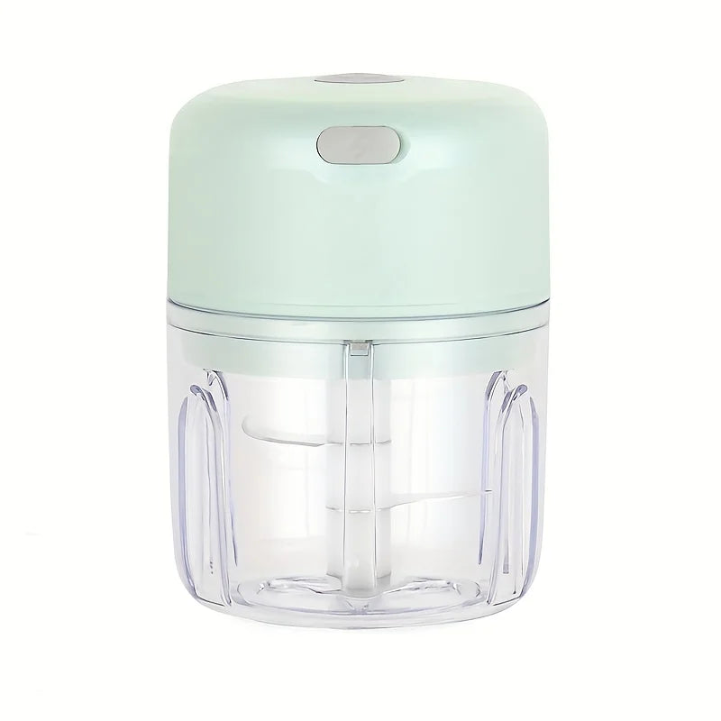 Mini Rechargeable Garlic Chopper & Meat Grinder – 250ml Electric Food Processor