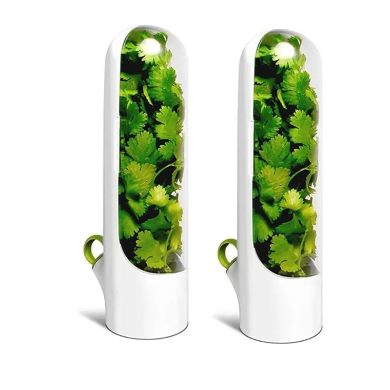 Fresh Herb Keeper – Refrigerator Herb Storage Container