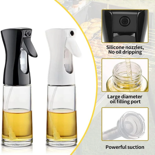 Olive Oil Spray Bottle – Reusable Fine Mist Oil Dispenser
