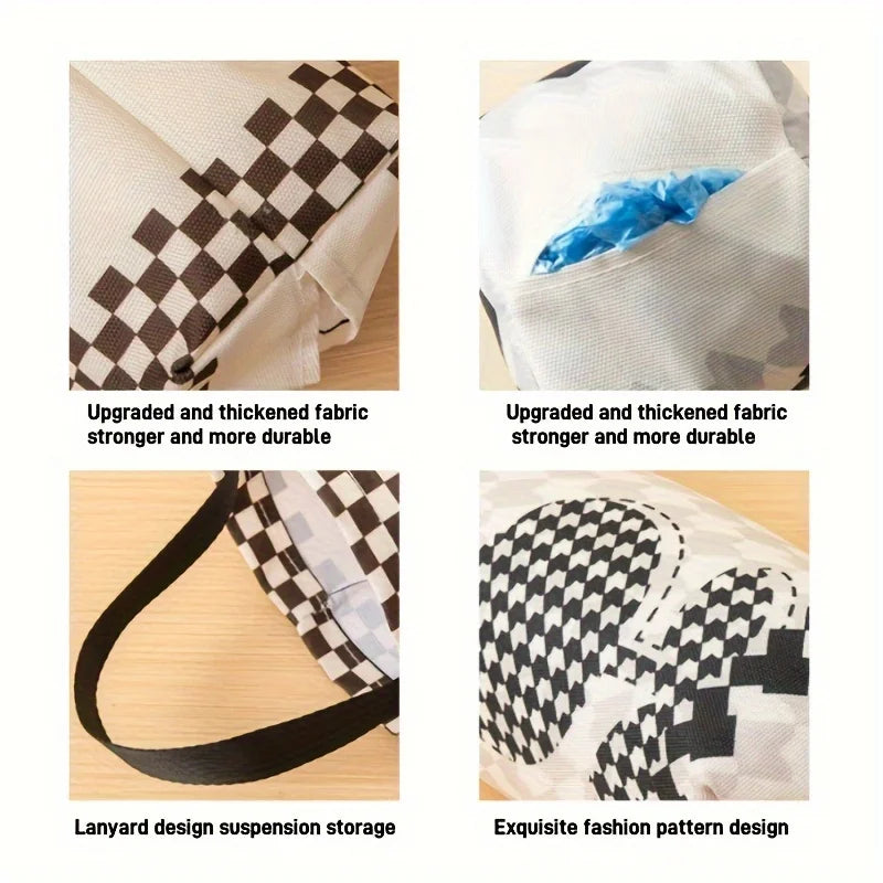 Wall-Mounted Plastic Bag Holder – Reusable Bag Storage Organizer