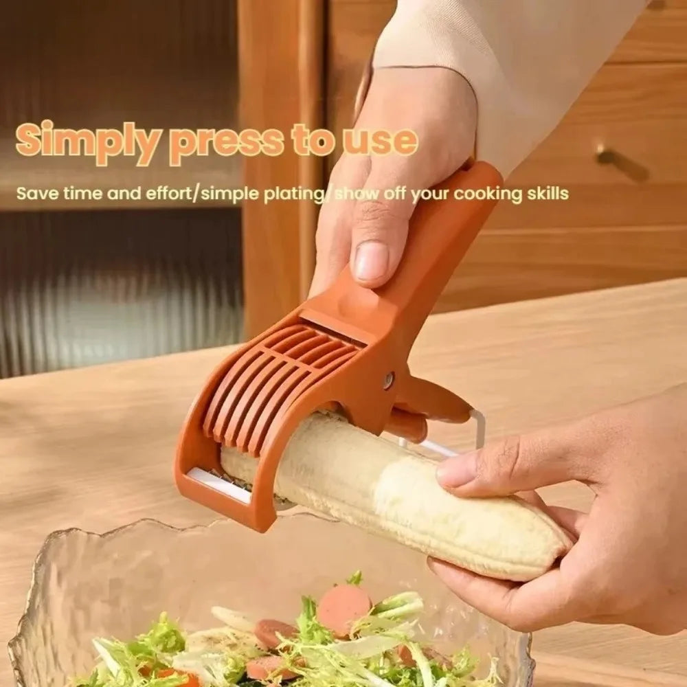 Multi-Purpose Food Slicer – Stainless Steel Fruit & Vegetable Cutter