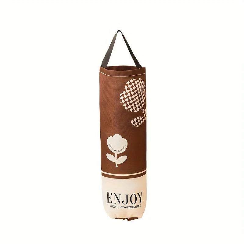 Wall-Mounted Plastic Bag Holder – Reusable Bag Storage Organizer