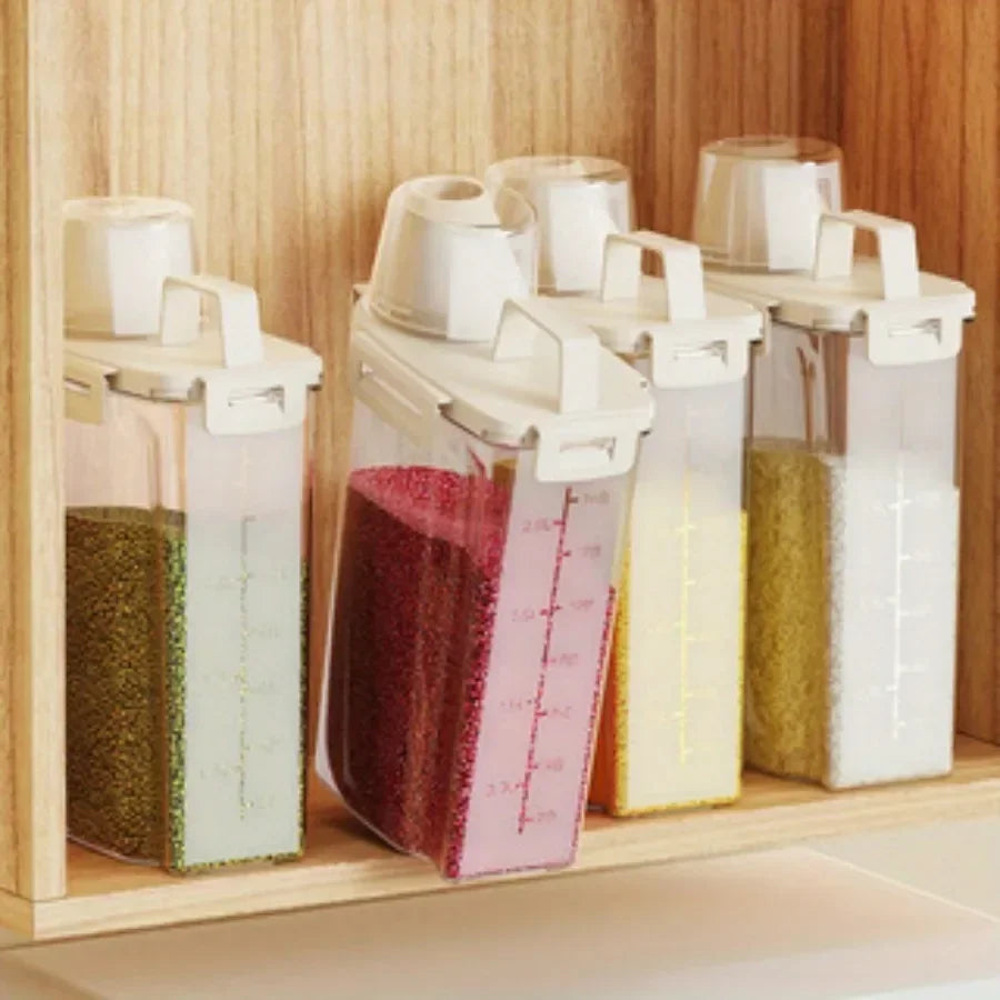 2.5L Airtight Food Storage Container – Moisture-Proof Pantry Organizer