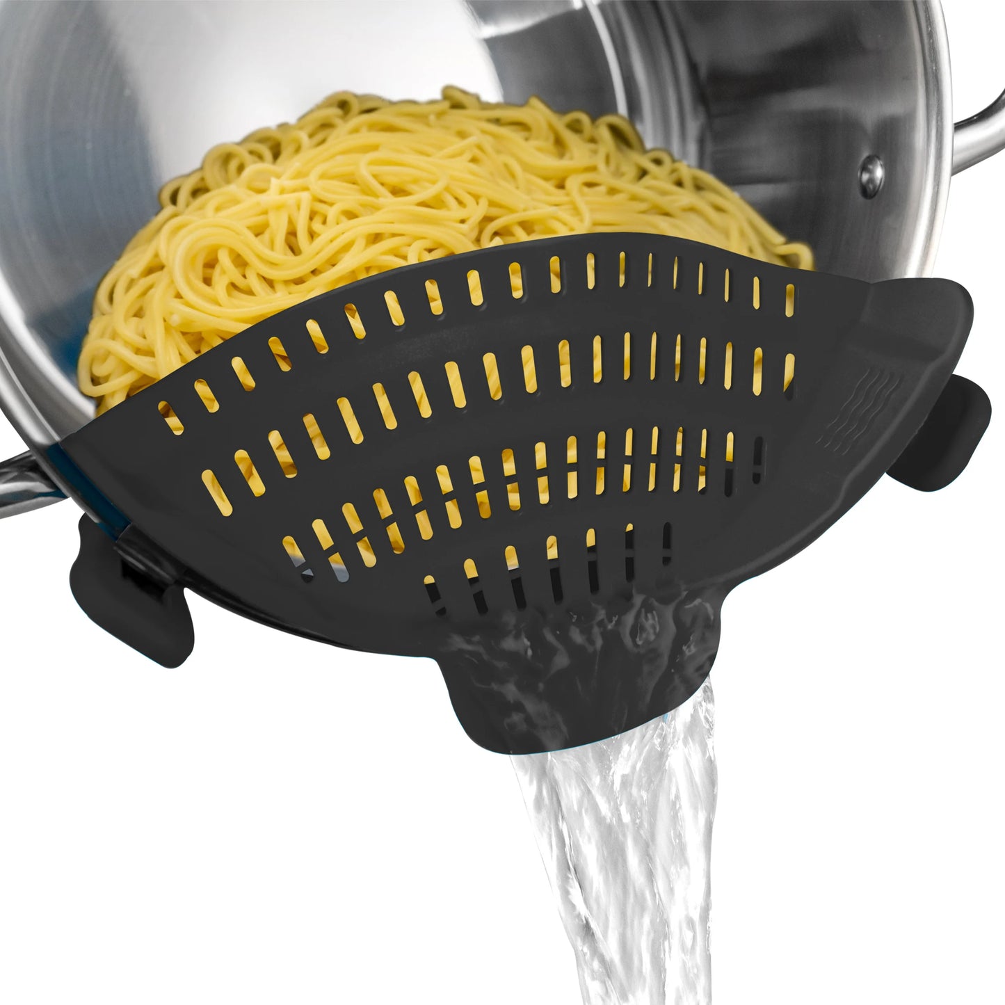 Clip-On Silicone Pot Strainer – Adjustable Kitchen Colander