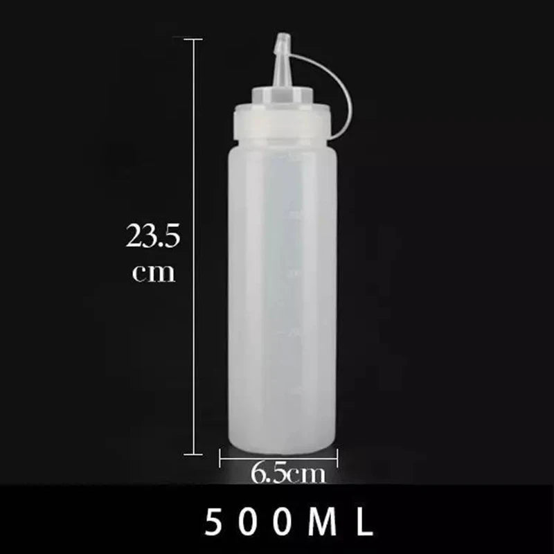 500ml Squeeze Sauce Bottle – Precision Dispensing Condiment Bottle