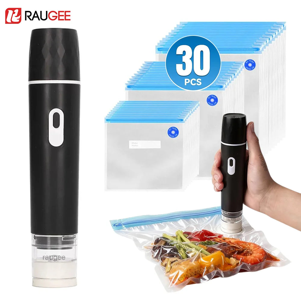 Rechargeable Vacuum Sealer Pump – Portable Food Preservation System