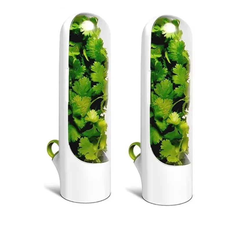 Fresh Herb Keeper – Refrigerator Herb Storage Container