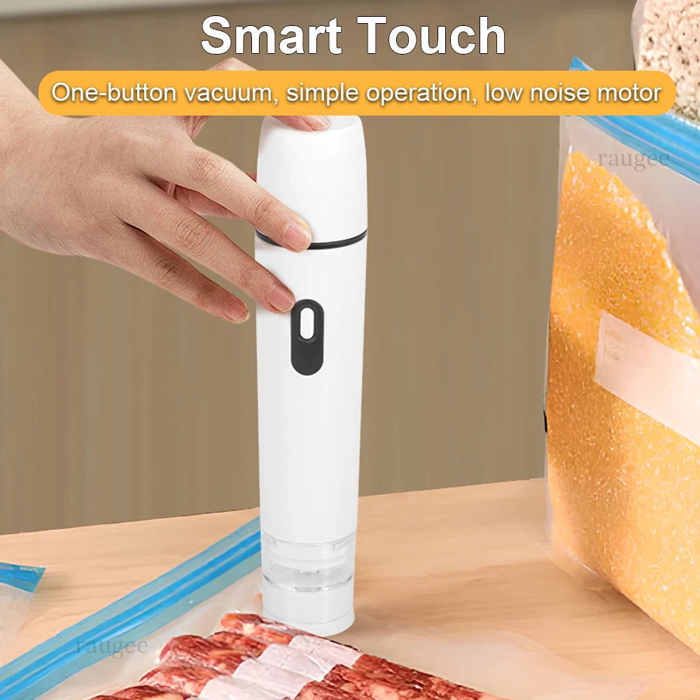 Rechargeable Vacuum Sealer Pump – Portable Food Preservation System