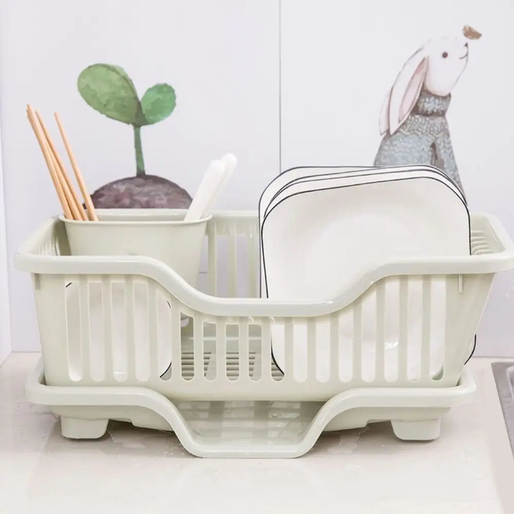 Dish Drying Rack – Countertop Drain Board Organiser