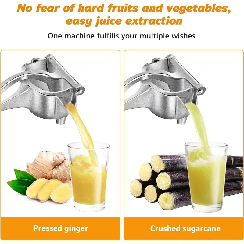 Heavy-Duty Manual Citrus Juicer – Premium Metal Fruit Squeezer