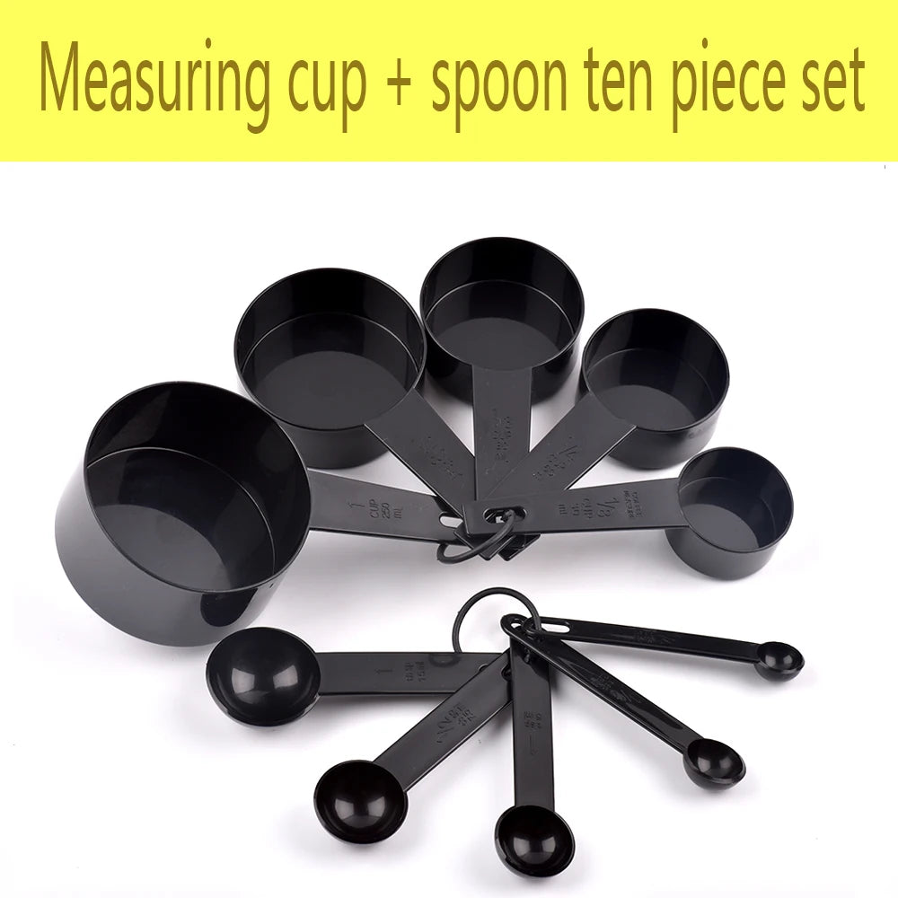10-Piece Measuring Cups & Spoons Set – Precision Kitchen Measuring Tools