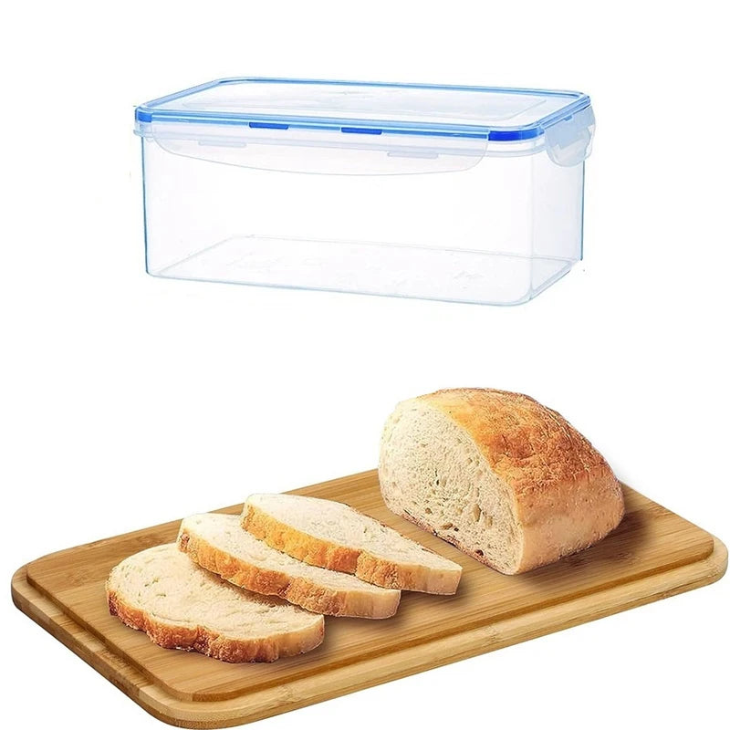 Airtight Bread Storage Box – Freshness Keeper for Loaves & Sandwiches