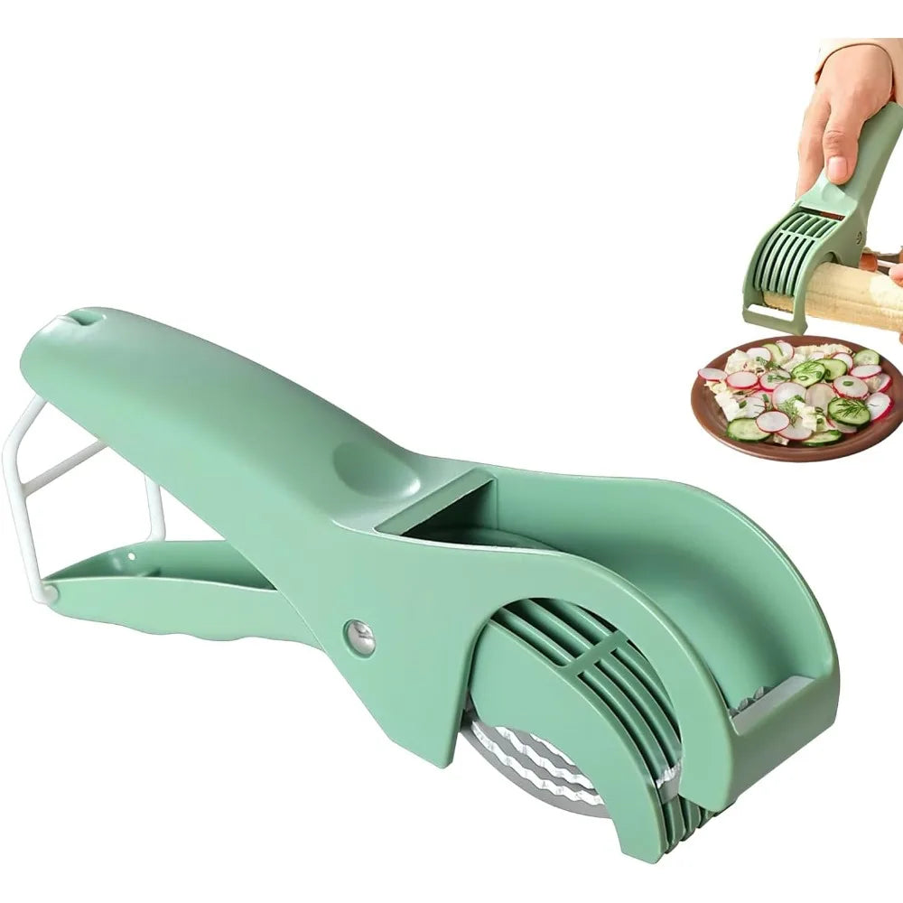 Multi-Purpose Food Slicer – Stainless Steel Fruit & Vegetable Cutter