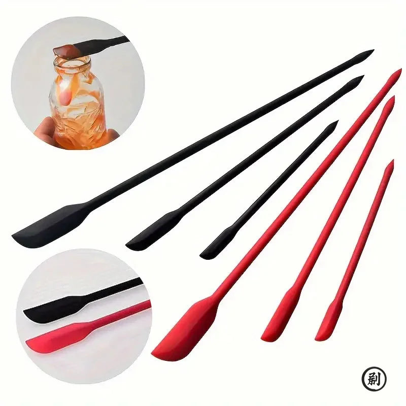 3-Piece Mini Silicone Spatula Set – Heat Resistant Kitchen Scrapers