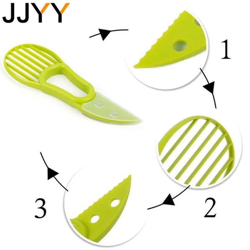 3-in-1 Avocado Slicer – Cutter, Pitter & Fruit Separator Tool