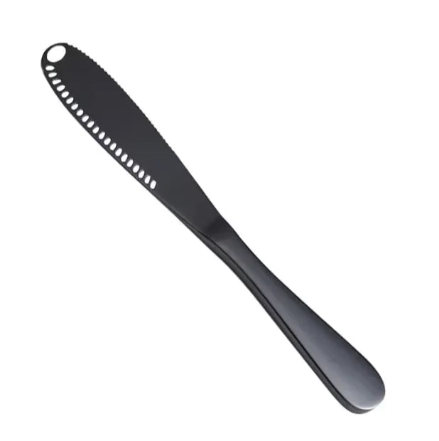 3-in-1 Stainless Steel Butter Knife – Spreader, Curler & Cheese Knife