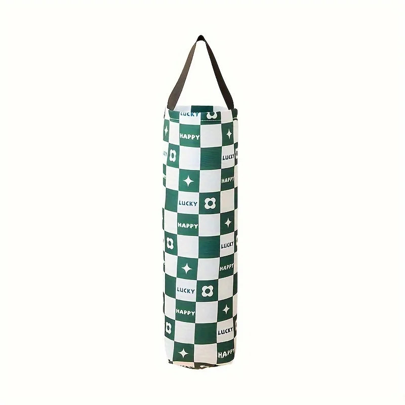 Wall-Mounted Plastic Bag Holder – Reusable Bag Storage Organizer
