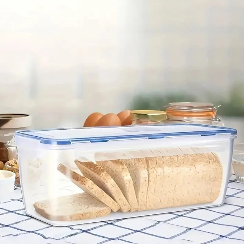 Airtight Bread Storage Box – Freshness Keeper for Loaves & Sandwiches